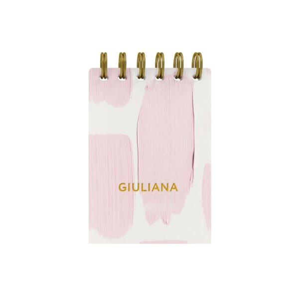 LIBRETA A6 BRUSH ROSA