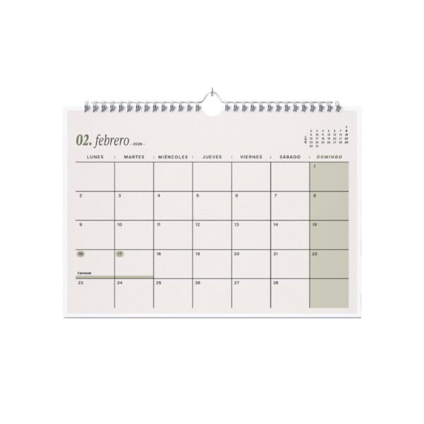 PLANNER 2026 (A4) BEIGE
