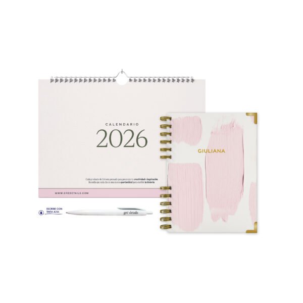 BRUSH ROSA - AGENDA + PLANNER A4