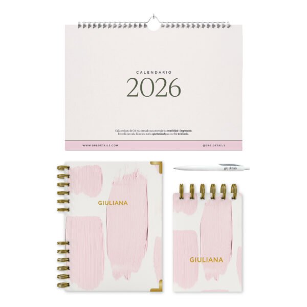 BRUSH ROSA - AGENDA - LIBRETA - PLANNER