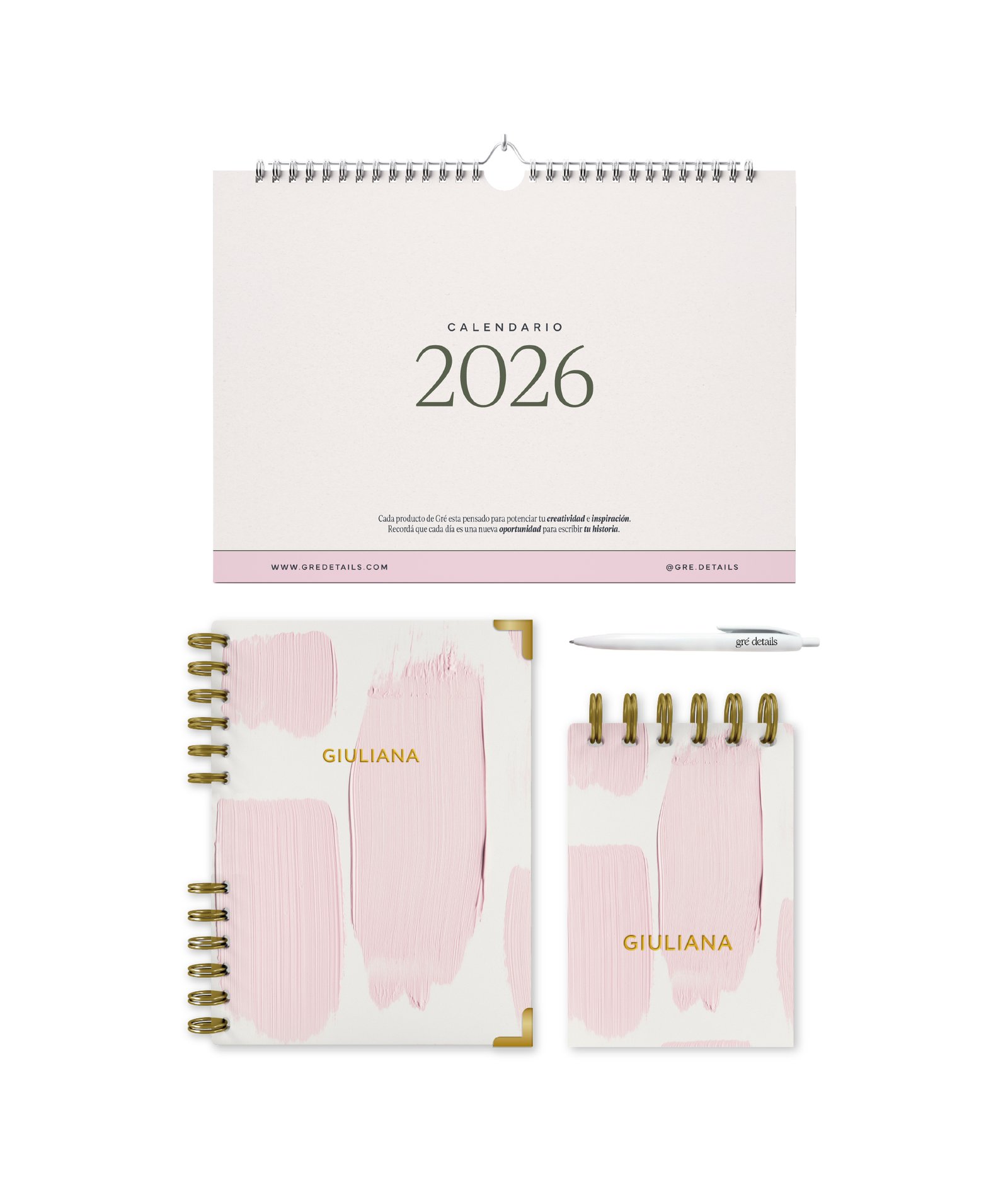 BRUSH ROSA - AGENDA - LIBRETA - PLANNER