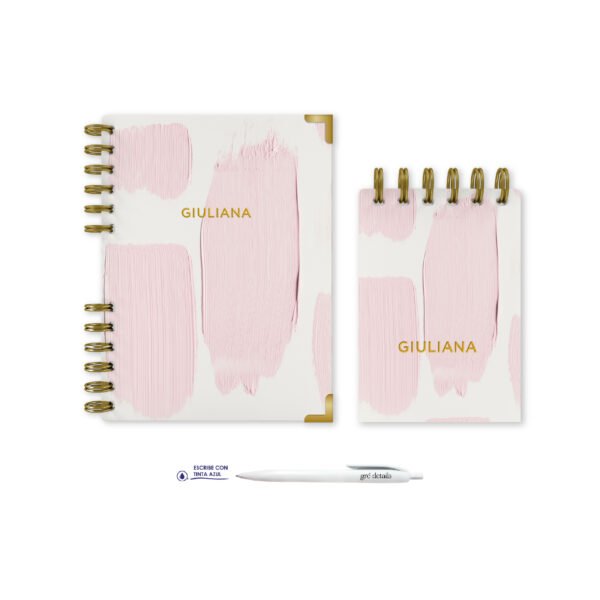 BRUSH ROSA - AGENDA + LIBRETA