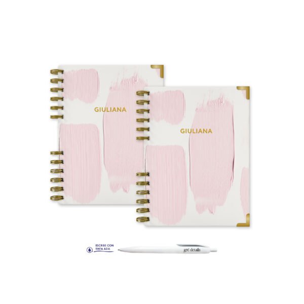 BRUSH ROSA - AGENDA + CUADERNO A5